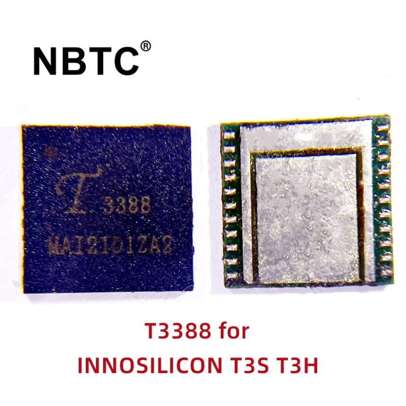 Refurbished T3388 ASIC chip used chip for INNOSILICON T3S T3H